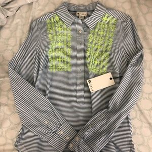 Button Up Stripped Shirt